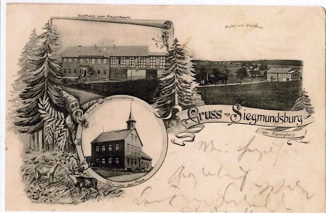 Historic postcard from Siegmundsburg